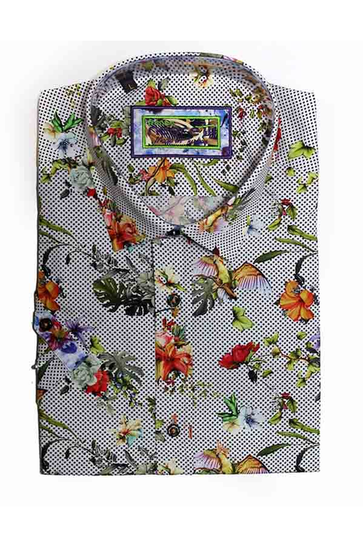 Franco Negretti Shirt S/S Parakeet