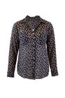 Memo Shirt L/S Print Chiffon Pkt