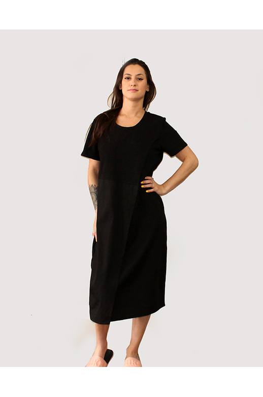 Foil Dress Front Overlay