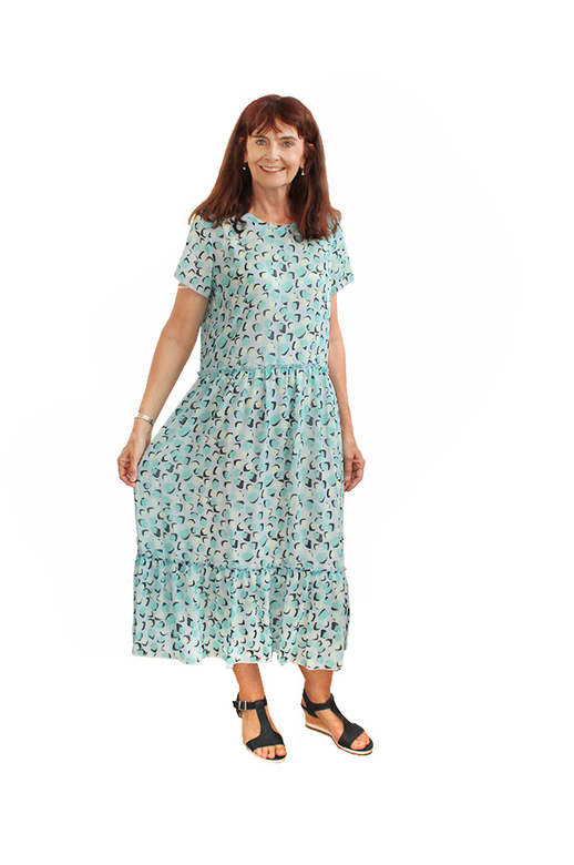 Siren Dress S/S Pebble