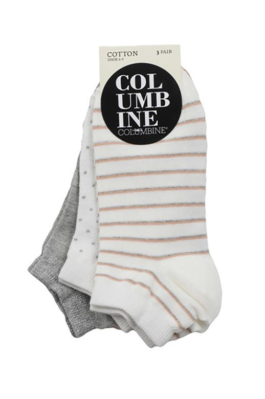 Columbine Cotton Glitter Detail 3pk Liner