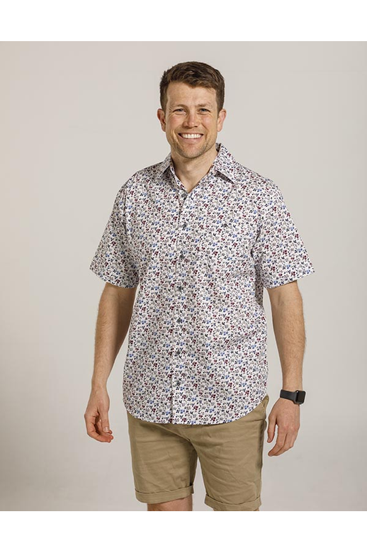 Lifestyle Shirt S/S Floral Print