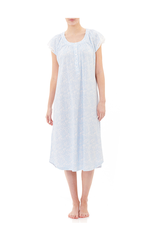 Givoni Nightie Knit Lace Cap Sleeve