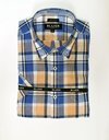 Blazer Shirt S/S Cotton/Linen Check