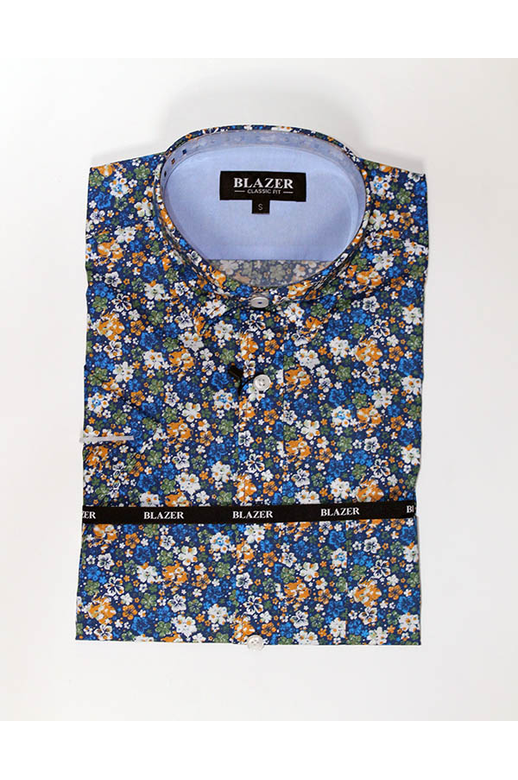 Blazer Shirt S/S Floral Print