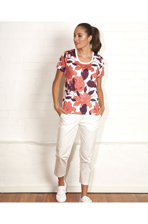 Berlin Top S/S Crinkle