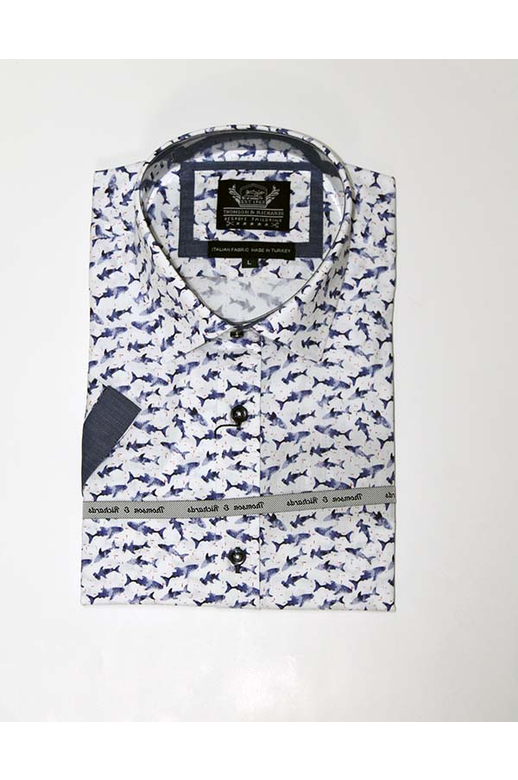 T&R Shirt S/S Shark Print