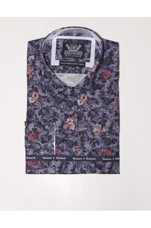 T&R Shirt L/S Flower Print