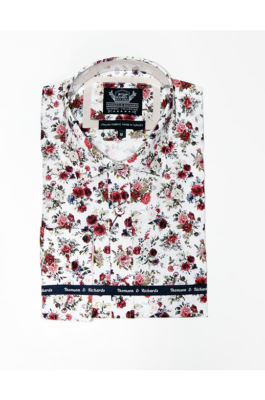 T&R Shirt L/S Rose Print