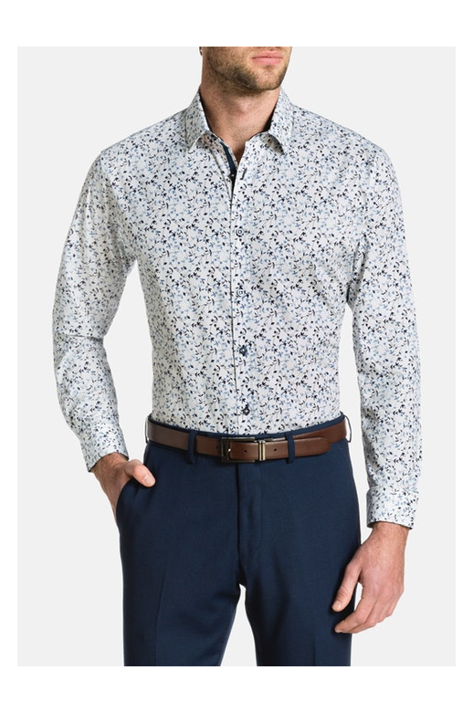 Tarocash Shirt Stretch Slim Floral - Brands-Mens : Yarntons | New ...