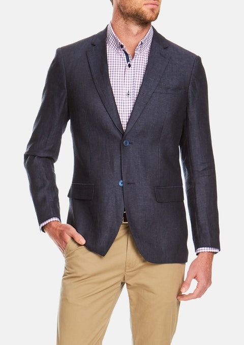 Tarocash Blazer Linen Blend - Brands-Mens : Yarntons | New Zealand’s ...