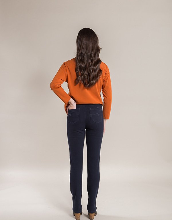 Vassalli Pant Light Weight Moleskin Slim Leg BrandsLadies Yarntons