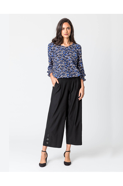 Democracy Pants Buttoned Hem