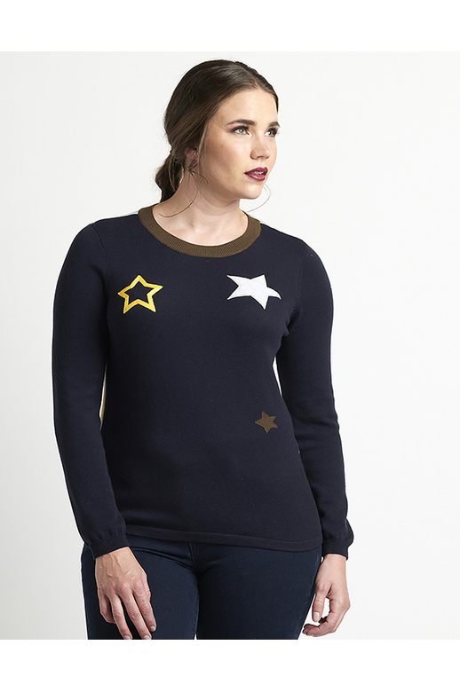 Foil Sweater Stars & Stripes