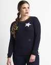 Foil Sweater Stars & Stripes