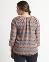 Memo Blouse Chiffon Peasant