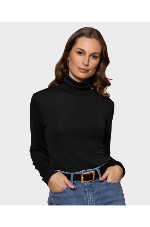 Bay Road Merino Womens Polo Neck