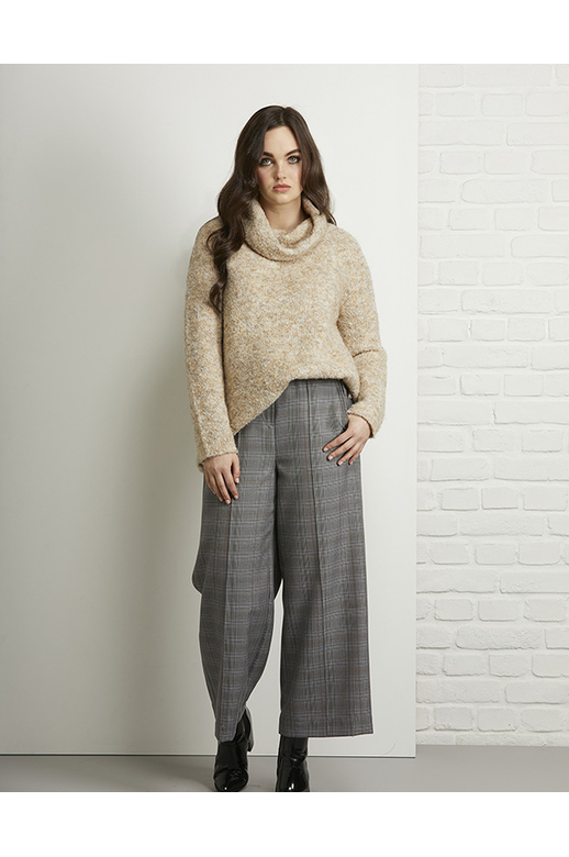 Siren Pant Check Crop