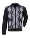 Sugar Knit Full Zip Argyle 