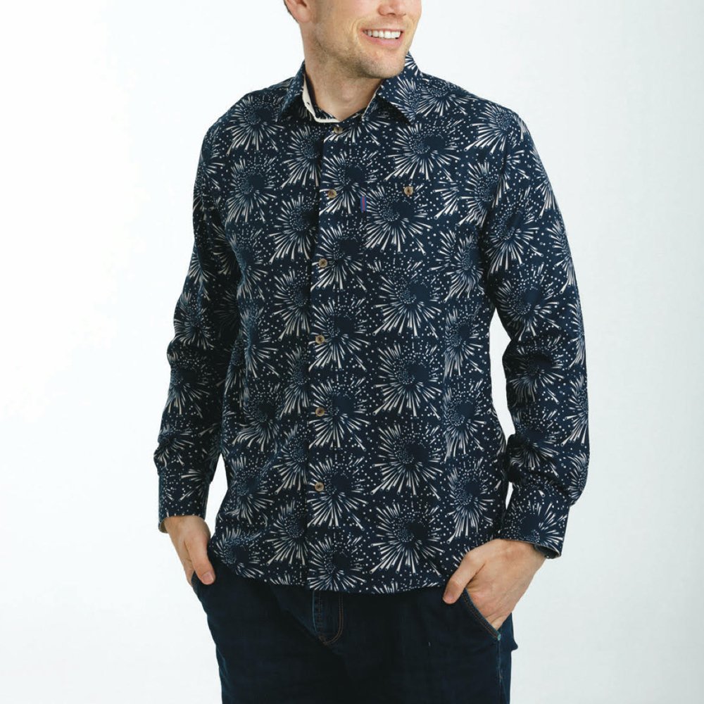 Portobello Rd L/S Shirt Burst Print - Brands-Mens : Yarntons | New ...