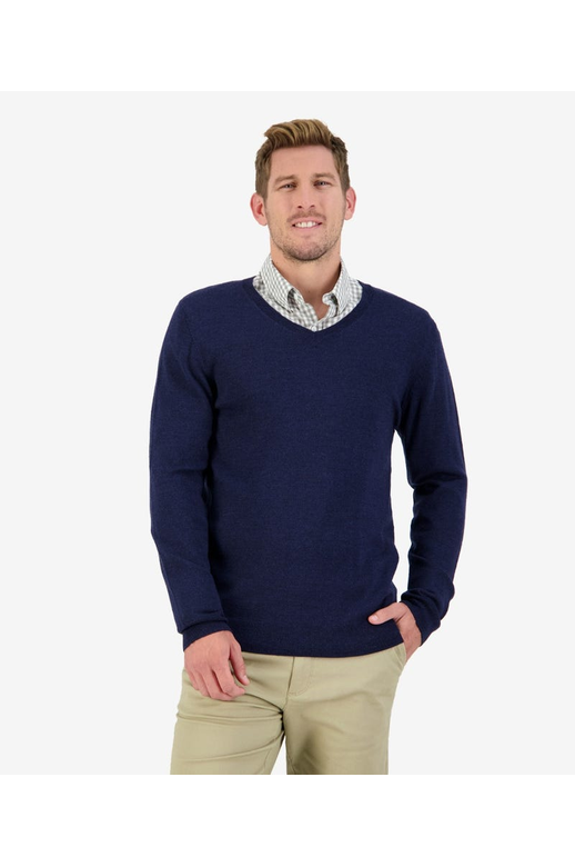 Swanndri Aubury Vee Neck Merino Jumper - Brands-Mens : Yarntons | New ...