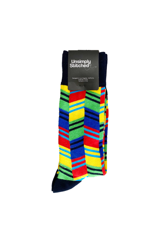 Unsimply Stitched Socks Zig Zag Block