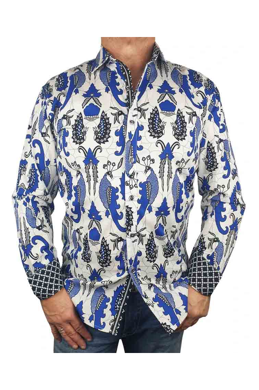 Jimmy Stuart Shirt L/S Fantail Print