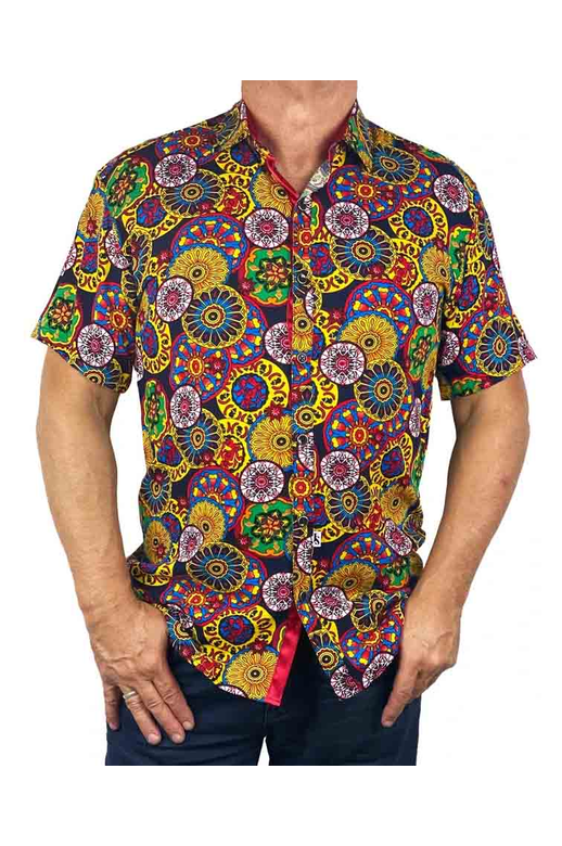 Jimmy Stuart Shirt S/S Jumanji Print
