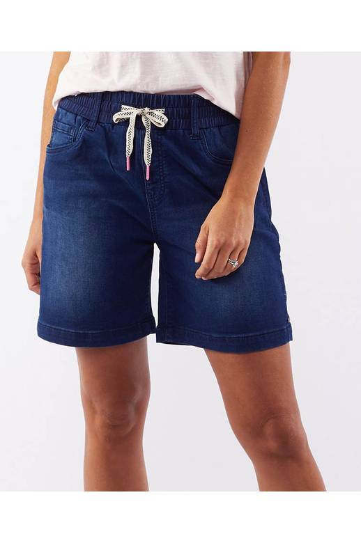 Elm Short Denim Tie Waist 