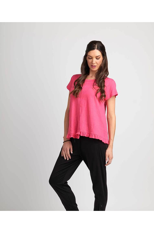 Memo Tee Ruffle Hem