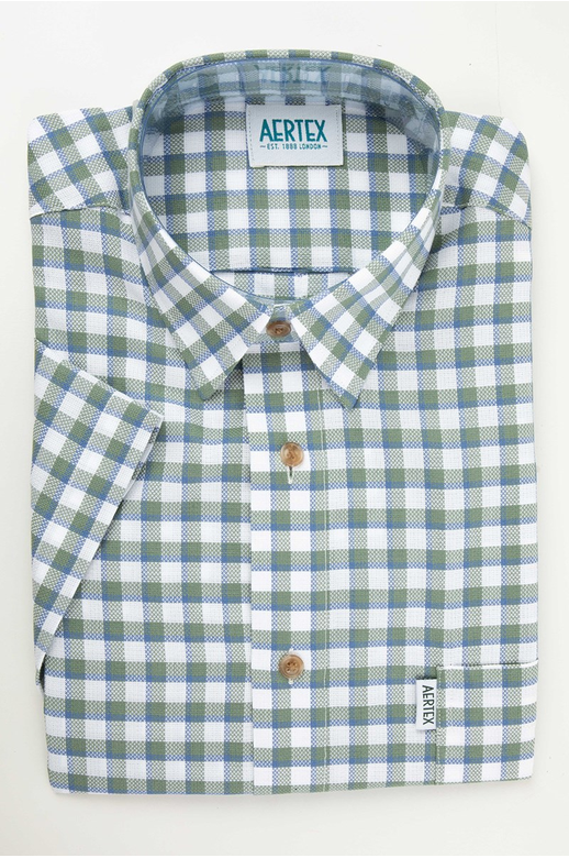 Aertex Shirt S/S Check