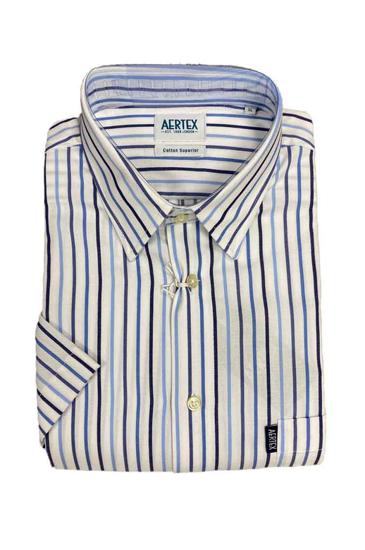 Aertex Shirt S/S Stripe