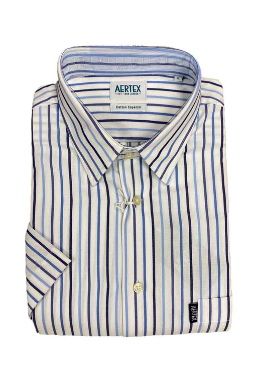 Aertex Shirt S/S Stripe