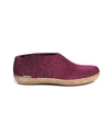 Glerups Shoe Cranberry Leather Sole