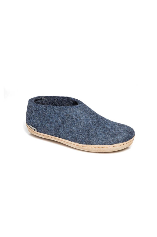 Glerups Shoe Denim Leather Sole