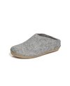 Glerups Slip-On Grey Leather Sole