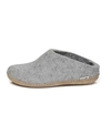 Glerups Slip-On Grey Leather Sole