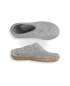 Glerups Slip-On Grey Leather Sole