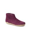 Glerups Boot Cranberry Leather Sole