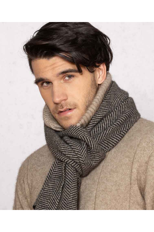 Noble Wilde Herringbone Monti Scarf