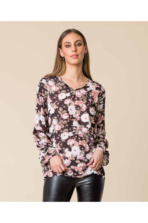 Democracy Blouse Juliet Ruffle Cuff