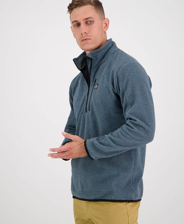 Swanndri Ferrymead v2 Zip Neck Fleece Jumper - Brands-Mens : Yarntons ...