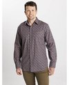 Lifestyle Shirt L/S Leaf Print