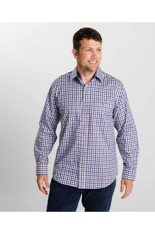 Lifestyle Shirt L/S Cotton/Wool Check