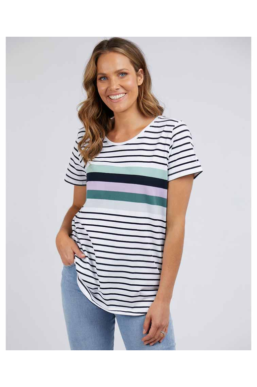 Elm River Stripe S/S Tee
