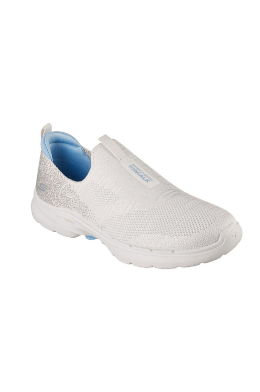 Skechers Go Walk 6 - Glimmering Natural/Blue