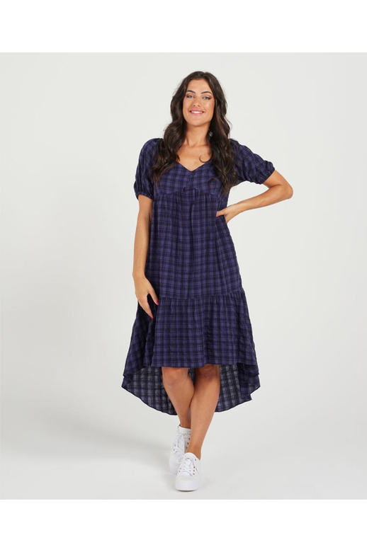 Zafina Dress Upbeat Check