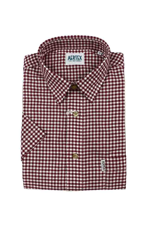 Aertex Shirt S/S Check