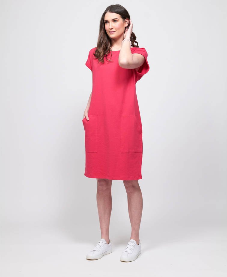 Esplanade Dress Front Pockets BrandsLadies Yarntons New Zealand