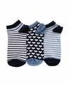 Columbine Cotton Stripes & Hearts 3pk Liner